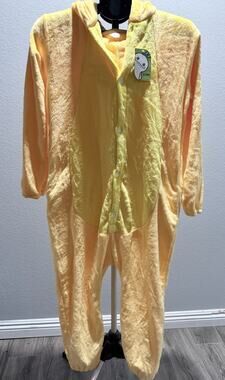Michley Kids, Yellow One Piece Pajama Set Size 12 Y New